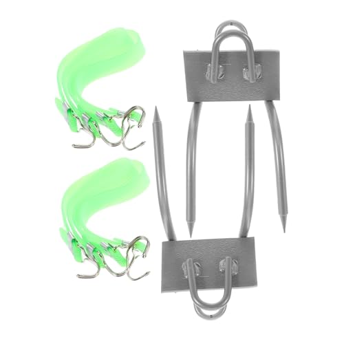 Yardwe 4 Stück Leichte Rutschfeste Baumkletter spikes mit und Seil Multifunktional für Outdoor Camping und Erkundung Einfach zu Tragen und Sicherer Halt Yardwe 4 Stück Leichte Rutschfeste Baumkletter spikes mit und Seil Multifunktional für Outdoor Camping und Erkundung Einfach zu Tragen und Sicherer Halt von Yardwe