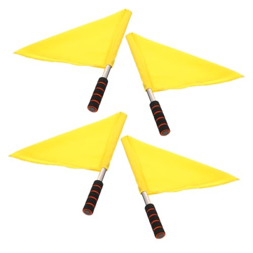 Yardwe 4 Stück Teiliges Kleine Handwimpeln Edelstahlstiel Signal Paradeflaggen für Sport Garten Partydekoration Schul Festveranstaltungen Gelb Yardwe 4 Stück Teiliges Kleine Handwimpeln Edelstahlstiel Signal Paradeflaggen für Sport Garten Partydekoration Schul Festveranstaltungen Gelb von Yardwe