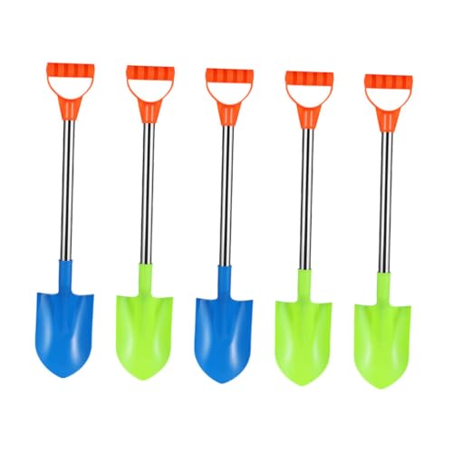 Yardwe 5 Stück Teiliges Sand und Schneeschaufeln für Robuste Leichte Schaufeln Strand und Winterspiele Farben Zufällig Ausgewählt Zufällige Farbe von Yardwe