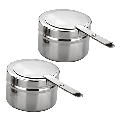 Yardwe 6 Stck Kleiner Brennpastenhalter mit Deckel Hitzebeständig und Rostfrei als Brenner für Chafing Dish bei Buffets Grillpartys und Catering Kompakt und Einfach zu Handhaben Yardwe 6 Stck Kleiner Brennpastenhalter mit Deckel Hitzebeständig und Rostfrei als Brenner für Chafing Dish bei Buffets Grillpartys und Catering Kompakt und Einfach zu Handhaben von Yardwe
