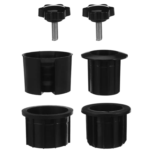 Yardwe 6-teilige Schirmständerteile: Ersatzteile für Terrassenschirme, 3,2 cm, 3,8 cm, 4,8 cm, Sonnenschirmständer-Lochringstopfen für Terrassentische im Hinterhof von Yardwe