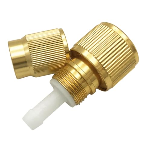 Yardwe Aluminiumlegierung Schnellverbinder Gartenschlauch Kupplung Robust PE Material Schneller Anschluss für Gartenschlauch Reparatur und Flexiblen Wasserhahn Einsatz Effiziente Yardwe Aluminiumlegierung Schnellverbinder Gartenschlauch Kupplung Robust PE Material Schneller Anschluss für Gartenschlauch Reparatur und Flexiblen Wasserhahn Einsatz Effiziente von Yardwe