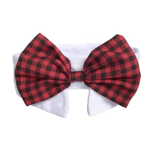 Yardwe Atmungsaktiver Verstellbarer Haustier Bowknot Karomuster Niedliche Hundekatzen Schleife für Partys und Komfortables Accessoire für Kleine und Mittelgroße Tiere Yardwe Atmungsaktiver Verstellbarer Haustier Bowknot Karomuster Niedliche Hundekatzen Schleife für Partys und Komfortables Accessoire für Kleine und Mittelgroße Tiere von Yardwe