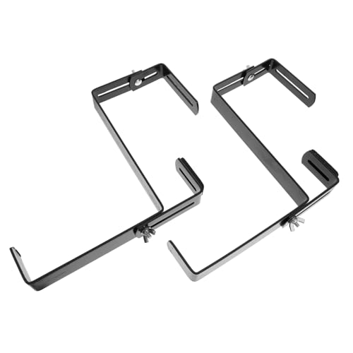 Yardwe Blumenampel Pflanzenhaken Balkon Blumentopfhalter Verstellbar für Geländer Langlebiger Balkon blumenhalter aus Robustem Material Praktisches Pflanzgefäß für Garten und Wohnzimmer Yardwe Blumenampel Pflanzenhaken Balkon Blumentopfhalter Verstellbar für Geländer Langlebiger Balkon blumenhalter aus Robustem Material Praktisches Pflanzgefäß für Garten und Wohnzimmer von Yardwe