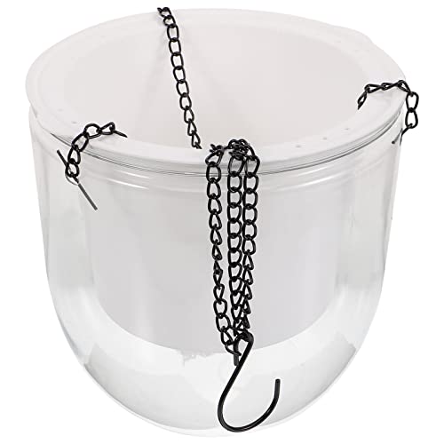 Yardwe Blumentopf Hängender Pflanzer Kunststoff Selbstbewässernde Hängetöpfe Hängende Blumentöpfe Blumenampel Aus Kunststoff Anzuchttopf Hängender Blumenkorb Selbstansaugend Weiß Plastik Yardwe Blumentopf Hängender Pflanzer Kunststoff Selbstbewässernde Hängetöpfe Hängende Blumentöpfe Blumenampel Aus Kunststoff Anzuchttopf Hängender Blumenkorb Selbstansaugend Weiß Plastik von Yardwe