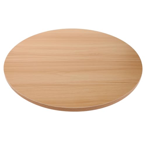 Yardwe Ersatz Tischplatte Massivem Runde Schwere Tischoberfläche für Tassen Geschirr und Dekorationen Langlebig und für Zuhause Büro und von Yardwe