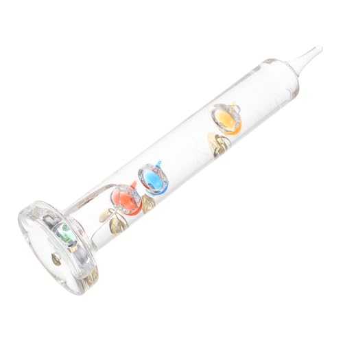 Yardwe Galileo Thermometer mit Bunten Kugeln Präzises Schwimmendes Glastermometer Dekoratives Desktop-thermometer für Büro Schule Wohnzimmer und Interaktive Wissenschaftsdekoration Yardwe Galileo Thermometer mit Bunten Kugeln Präzises Schwimmendes Glastermometer Dekoratives Desktop-thermometer für Büro Schule Wohnzimmer und Interaktive Wissenschaftsdekoration von Yardwe