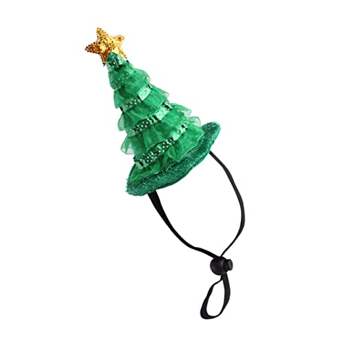 Yardwe Grüner Weihnachtsbaum Haustierhut Verstellbar Lustige Kopfbedeckung für Katzen und Kleine Hunde für Weihnachtsfeier Karneval und Alltag Yardwe Grüner Weihnachtsbaum Haustierhut Verstellbar Lustige Kopfbedeckung für Katzen und Kleine Hunde für Weihnachtsfeier Karneval und Alltag von Yardwe