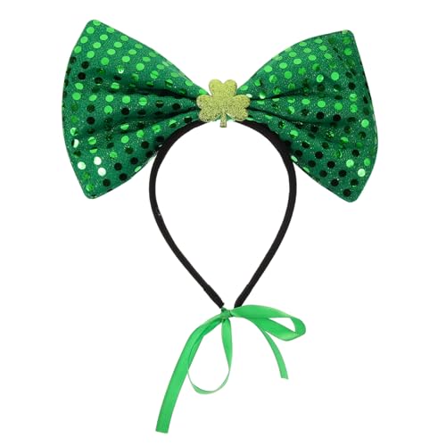 Yardwe Haustier Stirnband mit Schleife für Patrick's Day Verstellbare Kopfbedeckung für Hunde Lustiges Kostümzubehör für Partys und Headdress für Haustier Yardwe Haustier Stirnband mit Schleife für Patrick's Day Verstellbare Kopfbedeckung für Hunde Lustiges Kostümzubehör für Partys und Headdress für Haustier von Yardwe