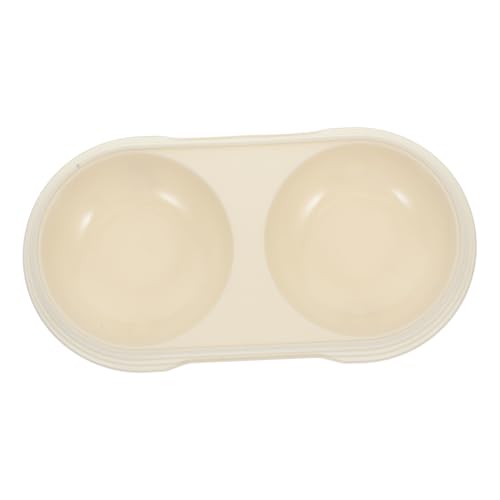 Yardwe Doppel-futternäpfe Für Welpen Und Katzen Wassernapf Aus Weizenstroh Futternapf Für Haustiere Futter Und Wassernapf Tierfutternapf Für Hunde Und Katzen von Yardwe