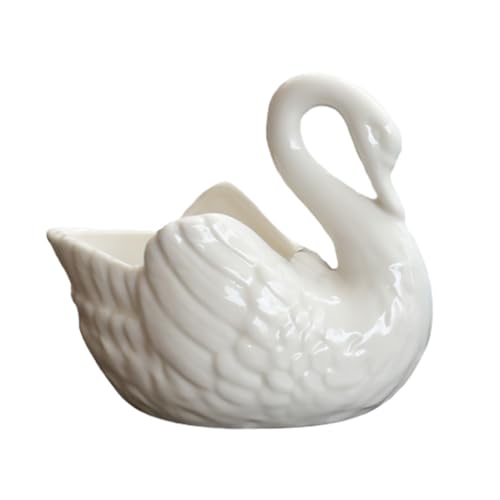 Yardwe Home Decor Outdoor Decor Lovely Swan Flowerpot, White Ceramic Planter Pot with Drain Hole Porcelain Swan Shaped Succulents Pot for Decoration Home Decor Outdoor Decor Yardwe Home Decor Outdoor Decor Lovely Swan Flowerpot, White Ceramic Planter Pot with Drain Hole Porcelain Swan Shaped Succulents Pot for Decoration Home Decor Outdoor Decor von Yardwe