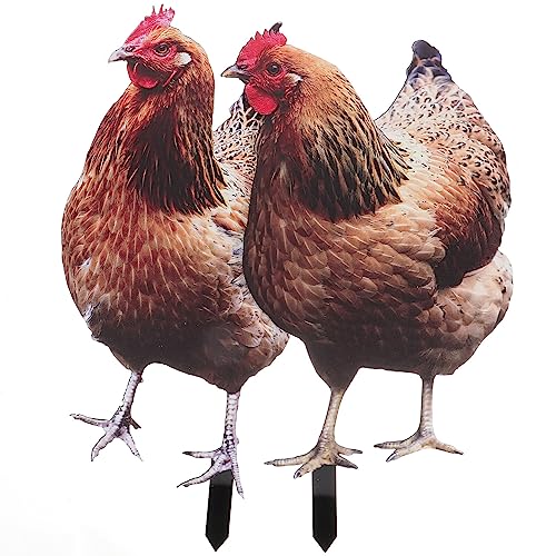 Yardwe 2 Stück Huhn Deko Hühner Gartendeko Hühner Deko Lebensechte Hühner für Draußen Draußen Rasen Hofdekoration Yardwe 2 Stück Huhn Deko Hühner Gartendeko Hühner Deko Lebensechte Hühner für Draußen Draußen Rasen Hofdekoration von Yardwe