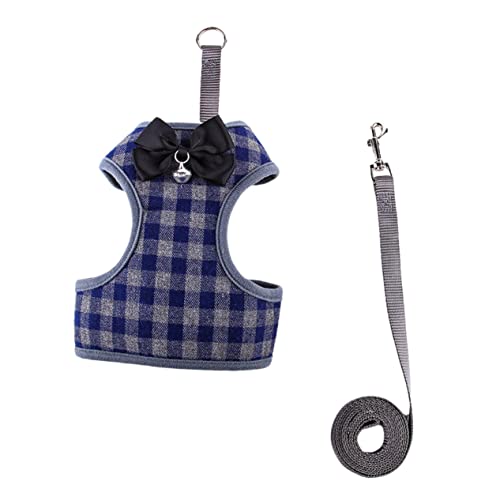 Yardwe Hundekostüm Set mit Leine und Weste Blau S Verstellbare Hundeleine und Geschirr für Kleine Hunde für Ausflüge und Besondere Anlässe Yardwe Hundekostüm Set mit Leine und Weste Blau S Verstellbare Hundeleine und Geschirr für Kleine Hunde für Ausflüge und Besondere Anlässe von Yardwe
