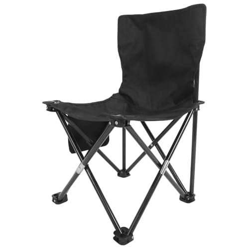 Yardwe Faltbarer Campingstuhl Leicht Tragbar Klappbar Für Angeln Reisen Grillen Gartenstrand Outdoor-Stuhl Mit Stahlrahmen Canvas-oberfläche Hohe Tragkraft Platzsparend Zusammenklappbar von Yardwe