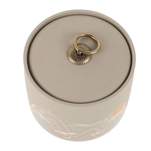 Yardwe Kleine Keramik Haustierurne für Katzen und Hunde Aschebehälter Kompakt Tragbar Gedenkurne Robust und Sicher für Zuhause Praktische Andenken Urne von Yardwe