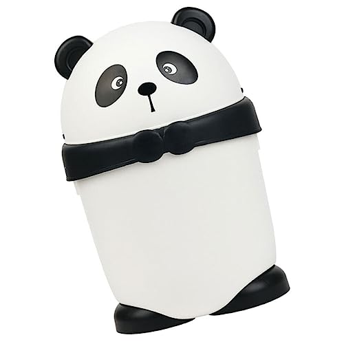 Yardwe Niedlicher Mülleimer In Panda-Form Mülleimer Kunststoff-Papierkorb Mülleimer Mit Deckel Für Schlafzimmer Badezimmer Küche Zuhause von Yardwe
