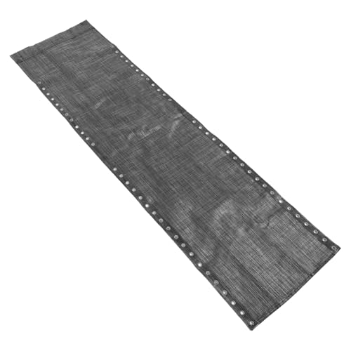 Yardwe Outdoor Liegestuhl Ersatzstoff Set mit Robustem Glattem Polyestergewebe und Seil Atmungsaktiv und Reißfest als Campingstuhl Bezug und Gartenstuhl Zubehör Schwarz von Yardwe