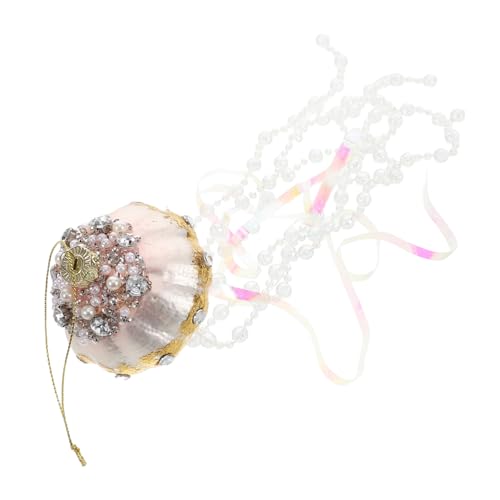 Yardwe Qualle Hanging Decoration Qualle Zum Aufhängen Quallen-partydekorationen Quallen-Dekoration Zum Aufhängen -Party-Dekorationen Quallen-Laternen-hängedekoration Glas Rosa von Yardwe