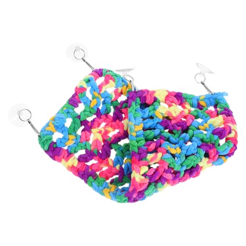 Yardwe Reptilien-hängematte mit Schwingfunktion Vielseitiges Bearded Dragon Bett für Bartagamen Chamäleons Hamster und Kleine Haustiere Pflegeleichtes Schnell Montierbares Käfigzubehör von Yardwe