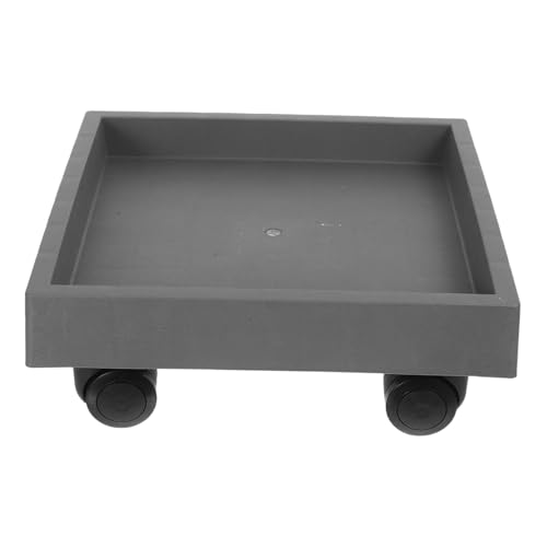 Yardwe Robuster Pflanzuntersetzer mit Drehbaren Rädern für Blumentöpfe Quadratischer Wasserauffangtray für und Außenbereiche Erleichtert die Pflanzenbewegung Yardwe Robuster Pflanzuntersetzer mit Drehbaren Rädern für Blumentöpfe Quadratischer Wasserauffangtray für und Außenbereiche Erleichtert die Pflanzenbewegung von Yardwe