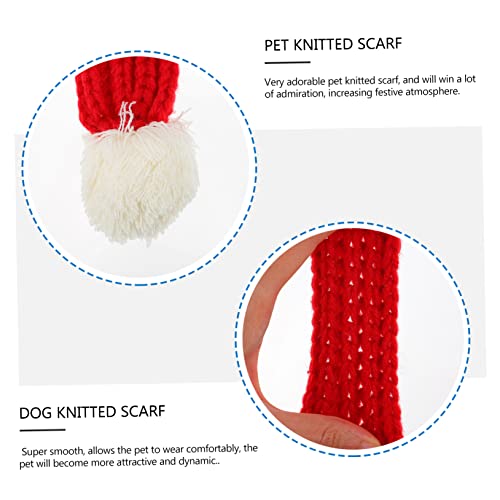 Yardwe Rotes Gestricktes Weihnachts Haustierhalstuch aus Weihnachtliches Hundeschal Accessoire für Kleine bis Mittelgroße Hunde Warm und für Winterpartys und Fotoshootings Yardwe Rotes Gestricktes Weihnachts Haustierhalstuch aus Weihnachtliches Hundeschal Accessoire für Kleine bis Mittelgroße Hunde Warm und für Winterpartys und Fotoshootings von Yardwe