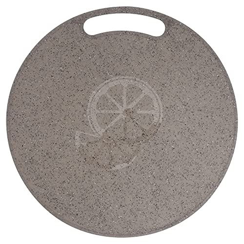 1stück Rundes Schneidebrett Aus Kunststoff Im Marmor-look Rutschfest Aufhängen Für Obst Gemüse Und Brot Leicht Zu Reinigen Und Wasserabweisend 1stück Rundes Schneidebrett Aus Kunststoff Im Marmor-look Rutschfest Aufhängen Für Obst Gemüse Und Brot Leicht Zu Reinigen Und Wasserabweisend von Yardwe