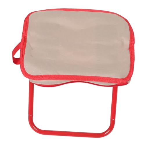 Yardwe Tragbarer Mini Klapphocker für Outdoor Aktivitäten zum Angeln Reisen Wandern Picknick und Strand Rot Yardwe Tragbarer Mini Klapphocker für Outdoor Aktivitäten zum Angeln Reisen Wandern Picknick und Strand Rot von Yardwe