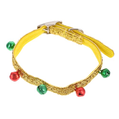 Yardwe Verstellbares Haustier Hundehalsband mit Bunten Glocken Weihnachts Schmuck Modisches Haustierhalsband Langlebig und Komfortabel Geeignet für Hunde und Katzen Yardwe Verstellbares Haustier Hundehalsband mit Bunten Glocken Weihnachts Schmuck Modisches Haustierhalsband Langlebig und Komfortabel Geeignet für Hunde und Katzen von Yardwe