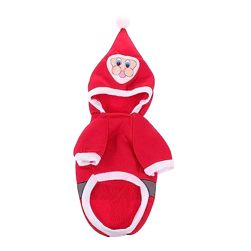 Yardwe Weihnachtliches Haustier Kostüm Baumwollmantel Rot Schwarz Festliche Hund Katze Kleidung für Fotoshooting und Party Bequemer Wintermantel Passend für Kleine und Mittlere Hunde Yardwe Weihnachtliches Haustier Kostüm Baumwollmantel Rot Schwarz Festliche Hund Katze Kleidung für Fotoshooting und Party Bequemer Wintermantel Passend für Kleine und Mittlere Hunde von Yardwe