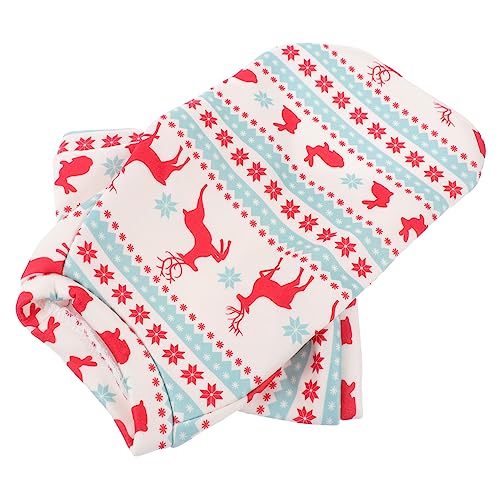Yardwe Weihnachtliches Haustierkostüm Rentier Design Leichtes Hundekostüm Weihnachtliche Kleidung für Kleine Hunde Geeignet für Weihnachtsfeiern und Entspannte von Yardwe