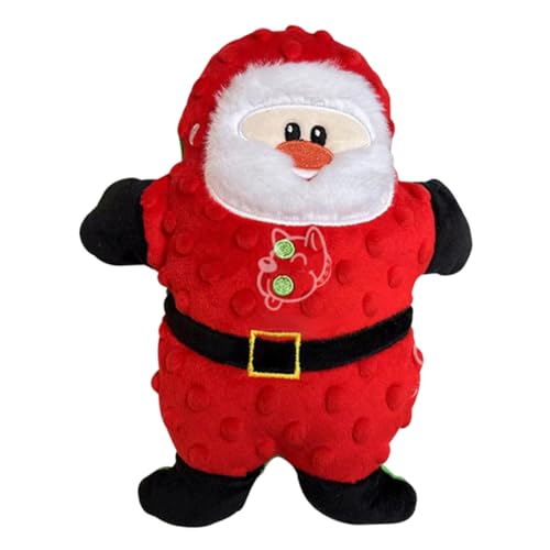 Yardwe Weihnachtliches Hundespielzeug Plüsch mit Quietschfunktion Interaktives Beißspielzeug für Welpen und Große Hunde Fördert Intelligenz und Beschäftigung zur Zahnpflege und Training Yardwe Weihnachtliches Hundespielzeug Plüsch mit Quietschfunktion Interaktives Beißspielzeug für Welpen und Große Hunde Fördert Intelligenz und Beschäftigung zur Zahnpflege und Training von Yardwe