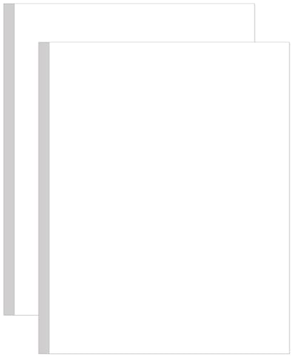 Weißes Kartonpapier, 21,6 x 27,9 cm, 29,5 kg dickes Deckpapier, 100 Blatt legaler Karton, Druckerpapier für Kunst und Handwerk, Bürodruck, Poster, 2 Stück von Yaridar