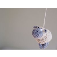 Gehäkelte Schaf Mobile - Baby Hängende Krippe Kinderzimmer Dekoration Perfektes Geschenk Für von YarnBallStories