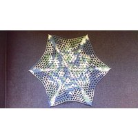 Neu Handgehäkelte "Tablettmatte" Doily in Oasis - 12, 5" Neu Handgehäkelte "Tablettmatte" Doily in Oasis - 12, 5" von YarnItAnyWay