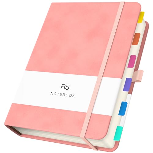 Yarotm Notizblock B5 Kariert - 100GSM Papier Tagebuch mit 360 Seiten - Notizbuch B5 Kariertes 5mm - Rosa PU Leder Hardcover Journal B5 18.5x26cm - Graph Paper Notebook B5 Yarotm Notizblock B5 Kariert - 100GSM Papier Tagebuch mit 360 Seiten - Notizbuch B5 Kariertes 5mm - Rosa PU Leder Hardcover Journal B5 18.5x26cm - Graph Paper Notebook B5 von Yarotm