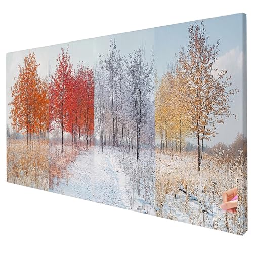 Diamond Painting Abstrakt 250x100cm Diamond Painting Erwachsene Groß XXL Baum Set DIY Diamant Malerei Kreativ Set für Erwachsene 5D Diamant Kunst Stickerei für Geschenke für Frauen Halloween Deko W-96 von Yarqzhng