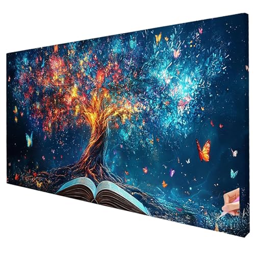Diamond Painting Baum Diamond Painting XXL 80x30cm Schmetterling Diamant Kunst Malerei Set Basteln Erwachsene Anfänger DIY Diamant Stickerei Kreuzstich Set Deko Wohnzimmer Geschenke für Frauen W-49 Diamond Painting Baum Diamond Painting XXL 80x30cm Schmetterling Diamant Kunst Malerei Set Basteln Erwachsene Anfänger DIY Diamant Stickerei Kreuzstich Set Deko Wohnzimmer Geschenke für Frauen W-49 von Yarqzhng