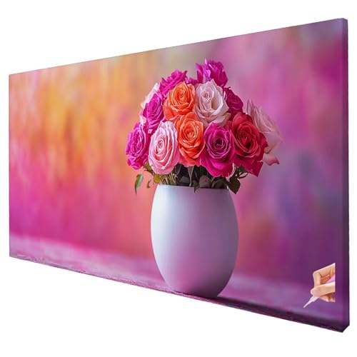 Diamond Painting Blumen 80x30cm Diamond Painting Erwachsene Groß XXL Fantasy Set DIY Diamant Malerei Kreativ Set für Erwachsene 5D Diamant Kunst Stickerei für Geschenke für Frauen Halloween Deko W-66 Diamond Painting Blumen 80x30cm Diamond Painting Erwachsene Groß XXL Fantasy Set DIY Diamant Malerei Kreativ Set für Erwachsene 5D Diamant Kunst Stickerei für Geschenke für Frauen Halloween Deko W-66 von Yarqzhng