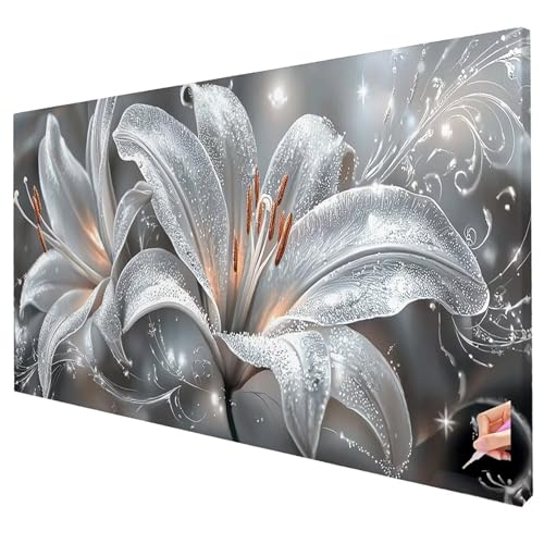 Diamond Painting Blumen Diamond Painting XXL 150x60cm Fantasy Diamant Kunst Malerei Set Basteln Erwachsene Anfänger DIY Diamant Stickerei Kreuzstich Set für Deko Wohnzimmer Geschenke für Frauen W-43 Diamond Painting Blumen Diamond Painting XXL 150x60cm Fantasy Diamant Kunst Malerei Set Basteln Erwachsene Anfänger DIY Diamant Stickerei Kreuzstich Set für Deko Wohnzimmer Geschenke für Frauen W-43 von Yarqzhng