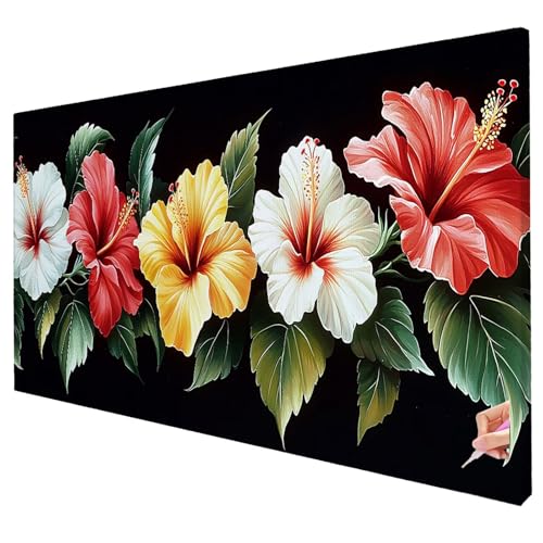 Diamond Painting Blumen Diamond Painting XXL 250x100cm Anlage Diamant Kunst Malerei Set Basteln Erwachsene Anfänger DIY Diamant Stickerei Kreuzstich Set für Deko Wohnzimmer Geschenke für Frauen S-25 von Yarqzhng
