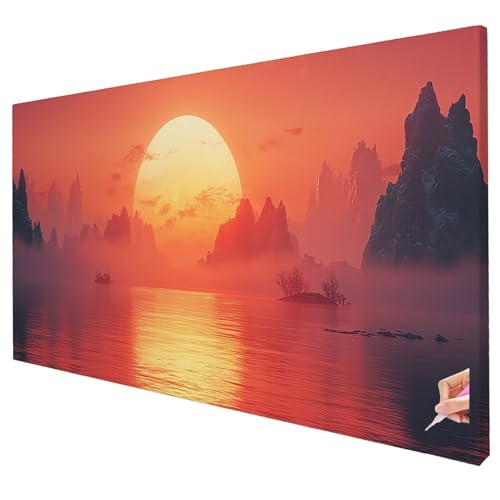 Diamond Painting Erwachsene Groß XXL 250x100cm Diamant Painting Bilder Landschaft Bastelset Erwachsene DIY Sonnenuntergang Diamond Art Set Diamant Malerei Strasssteine Kreuzstich für Geschenke W-68 Diamond Painting Erwachsene Groß XXL 250x100cm Diamant Painting Bilder Landschaft Bastelset Erwachsene DIY Sonnenuntergang Diamond Art Set Diamant Malerei Strasssteine Kreuzstich für Geschenke W-68 von Yarqzhng