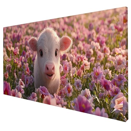 Diamond Painting Kuh 80x30cm Diamond Painting Erwachsene Groß XXL Blume Set DIY Diamant Malerei Kreativ Set für Erwachsene 5D Full Diamant Kunst Stickerei für Geschenke für Frauen Halloween Deko W-60 Diamond Painting Kuh 80x30cm Diamond Painting Erwachsene Groß XXL Blume Set DIY Diamant Malerei Kreativ Set für Erwachsene 5D Full Diamant Kunst Stickerei für Geschenke für Frauen Halloween Deko W-60 von Yarqzhng