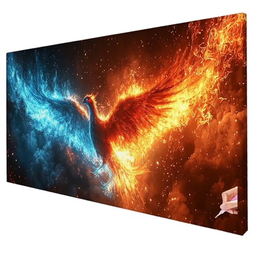 Diamond Painting Leuchtend Diamond Painting XXL 250x100cm Phönix Diamant Kunst Malerei Set Basteln Erwachsene Anfänger DIY Diamant Stickerei Kreuzstich Set Deko Wohnzimmer Geschenke für Frauen W-76 Diamond Painting Leuchtend Diamond Painting XXL 250x100cm Phönix Diamant Kunst Malerei Set Basteln Erwachsene Anfänger DIY Diamant Stickerei Kreuzstich Set Deko Wohnzimmer Geschenke für Frauen W-76 von Yarqzhng