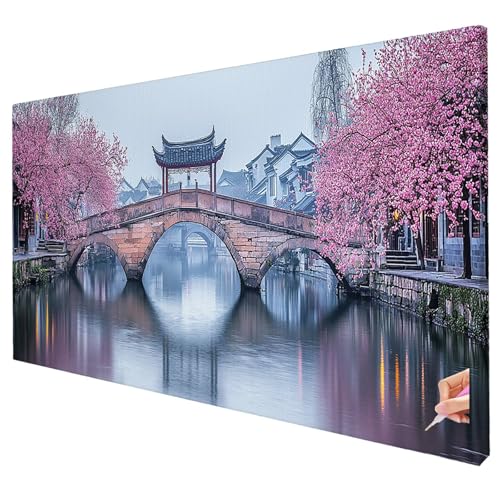 Diamond Painting Retro Diamond Painting XXL 80x30cm Landschaft Diamant Kunst Malerei Set Basteln Erwachsene Anfänger DIY Diamant Stickerei Kreuzstich Set für Deko Wohnzimmer Geschenke für Frauen W-88 Diamond Painting Retro Diamond Painting XXL 80x30cm Landschaft Diamant Kunst Malerei Set Basteln Erwachsene Anfänger DIY Diamant Stickerei Kreuzstich Set für Deko Wohnzimmer Geschenke für Frauen W-88 von Yarqzhng