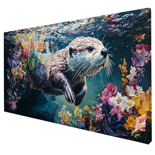 Diamond Painting Tiere Diamond Painting XXL 250x100cm 5D Otter Diamant Kunst Malerei Set Basteln Erwachsene Anfänger DIY Diamant Stickerei Kreuzstich Set für Deko Wohnzimmer Geschenke für Frauen W-91 Diamond Painting Tiere Diamond Painting XXL 250x100cm 5D Otter Diamant Kunst Malerei Set Basteln Erwachsene Anfänger DIY Diamant Stickerei Kreuzstich Set für Deko Wohnzimmer Geschenke für Frauen W-91 von Yarqzhng
