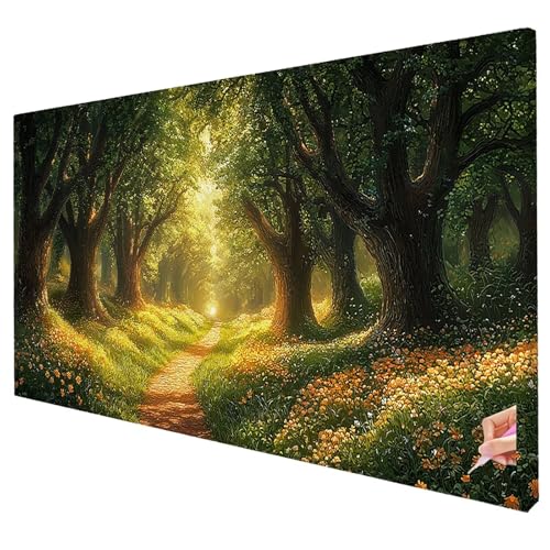Diamond Painting Wald Diamond Painting XXL 250x100cm 5D Sonnenuntergang Diamant Kunst Malerei Set Basteln Erwachsene Anfänger DIY Diamant Stickerei Kreuzstich Set für Deko Wohnzimmer Geschenke W-94 Diamond Painting Wald Diamond Painting XXL 250x100cm 5D Sonnenuntergang Diamant Kunst Malerei Set Basteln Erwachsene Anfänger DIY Diamant Stickerei Kreuzstich Set für Deko Wohnzimmer Geschenke W-94 von Yarqzhng