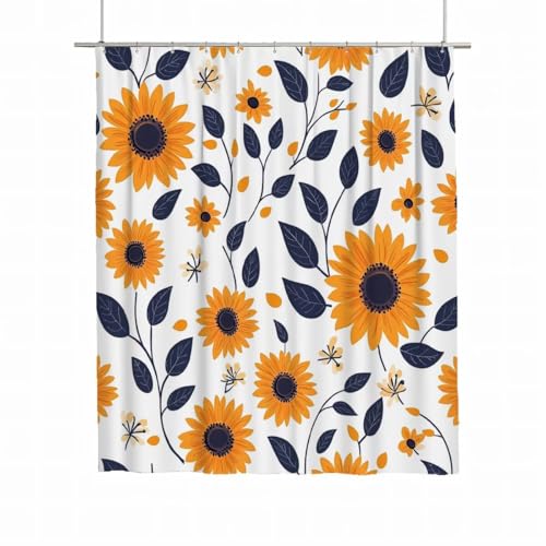 Duschvorhang 180x180 Duschvorhang Blumen Duschrollo für Badewanne Beschwerter Saum Wasserdicht Polyester Stoff Waschbar Duschvorhänge Pflanzen Shower Curtains mit 12 Haken für Badezimmer Deko A-01 Duschvorhang 180x180 Duschvorhang Blumen Duschrollo für Badewanne Beschwerter Saum Wasserdicht Polyester Stoff Waschbar Duschvorhänge Pflanzen Shower Curtains mit 12 Haken für Badezimmer Deko A-01 von Yarqzhng