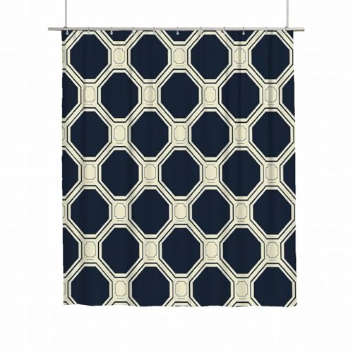 Duschvorhang 180x180 Duschvorhang Geometrisch Duschrollo für Badewanne Beschwerter Saum Wasserdicht Polyester Stoff Waschbar Duschvorhänge Funky Shower Curtains mit 12 Haken für Badezimmer Deko A-49 Duschvorhang 180x180 Duschvorhang Geometrisch Duschrollo für Badewanne Beschwerter Saum Wasserdicht Polyester Stoff Waschbar Duschvorhänge Funky Shower Curtains mit 12 Haken für Badezimmer Deko A-49 von Yarqzhng