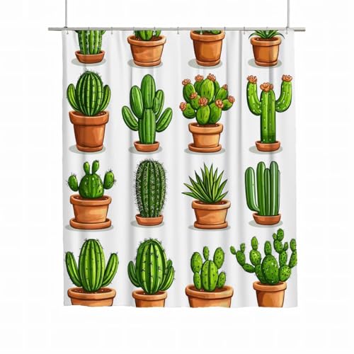 Duschvorhang Grün Duschvorhang 180x180 Duschrollo Kaktus Wasserdicht Duschrollo für Badewanne Waschbar Polyester Duschvorhänge Beschwerter Saum Shower Curtain mit 12 Haken Geschenke für Frauen A-38 Duschvorhang Grün Duschvorhang 180x180 Duschrollo Kaktus Wasserdicht Duschrollo für Badewanne Waschbar Polyester Duschvorhänge Beschwerter Saum Shower Curtain mit 12 Haken Geschenke für Frauen A-38 von Yarqzhng