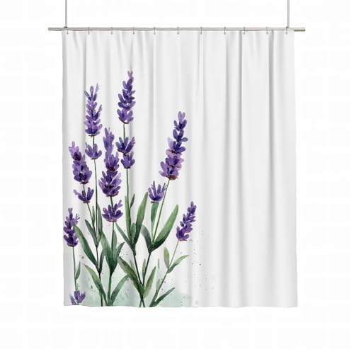 Duschvorhang Weiß Duschvorhang 180x180 Duschrollo Lavendel Wasserdicht Duschrollo für Badewanne Waschbar Polyester Duschvorhänge Beschwerter Saum Shower Curtain mit 12 Haken Geschenke für Frauen A-42 Duschvorhang Weiß Duschvorhang 180x180 Duschrollo Lavendel Wasserdicht Duschrollo für Badewanne Waschbar Polyester Duschvorhänge Beschwerter Saum Shower Curtain mit 12 Haken Geschenke für Frauen A-42 von Yarqzhng